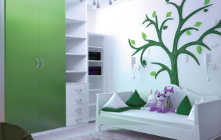 Armario Verde Pistacho dormitorio infantil - juvenil